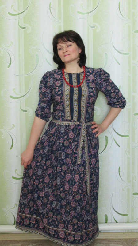 Платье в русском стиле от V.Valentina