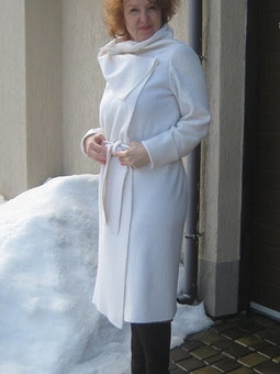 Белое пальто - проще простого 