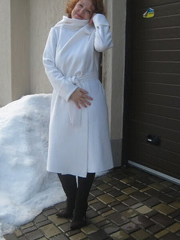 Белое пальто - проще простого 
