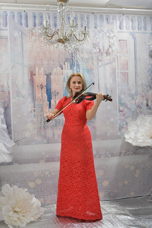 Концертное платье из неопрена от Юлия Прокофьева