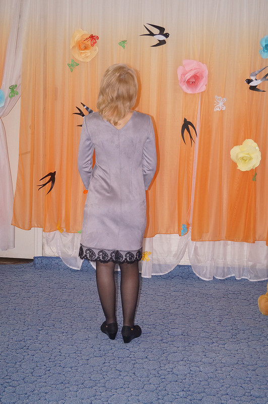 Замшевое платье от Юлия Павлова