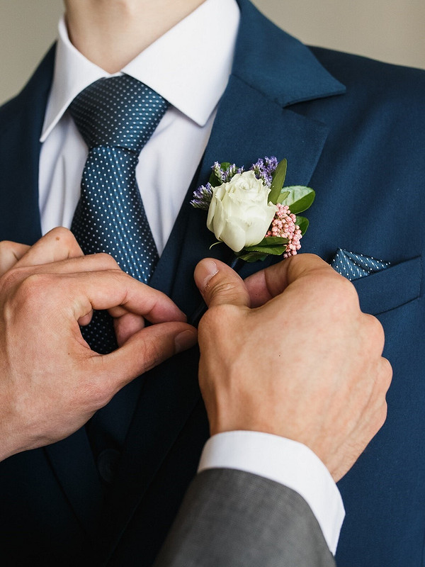 Свадебный проект: платье, халатик и мужской костюм от youlex