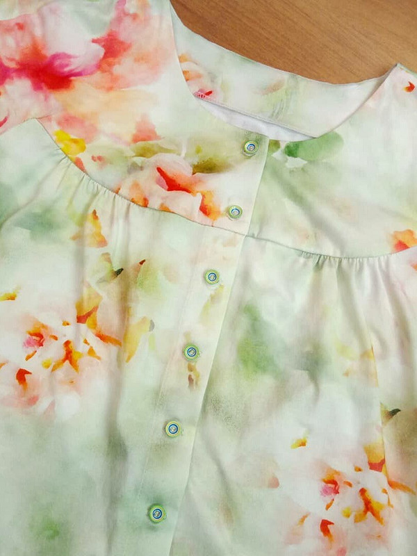 Блуза из хлопкового трикотажа от Angelika72