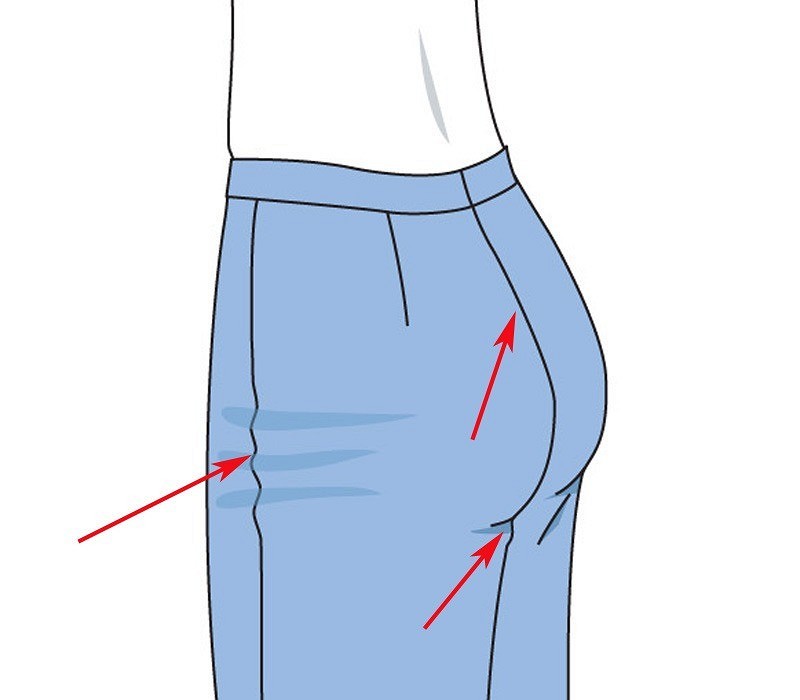 Если брюки жмут: корректировка выкройки