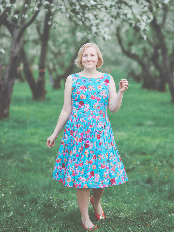 Цветочное платье от Наташкин