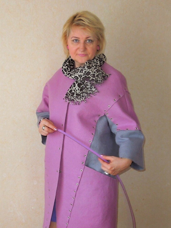 Пальто с люверсами от Kholodova