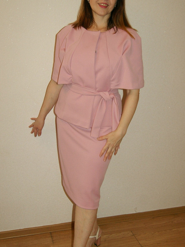 Розовый костюм из трикотажа от Ирина ВВ