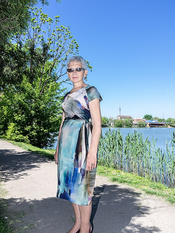 Шелковое платье от irinabeletskaja