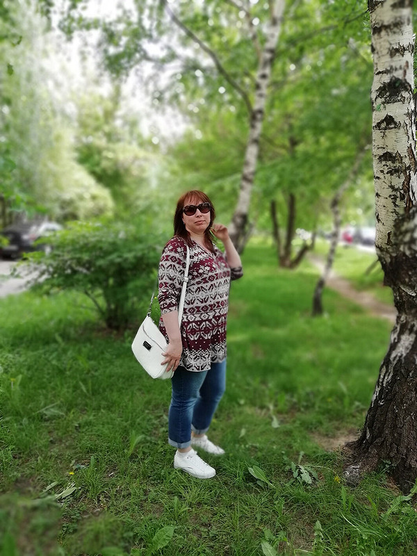 Пуловер «Скандинавские мотивы летом» от Natali_Serikova