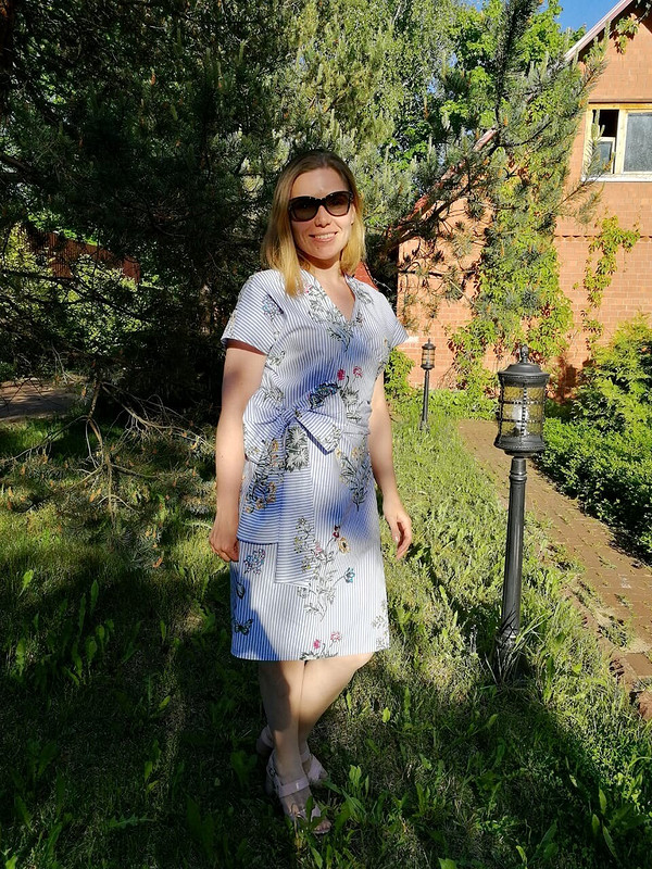 Первое платье с запахом от OlgaSitnikova