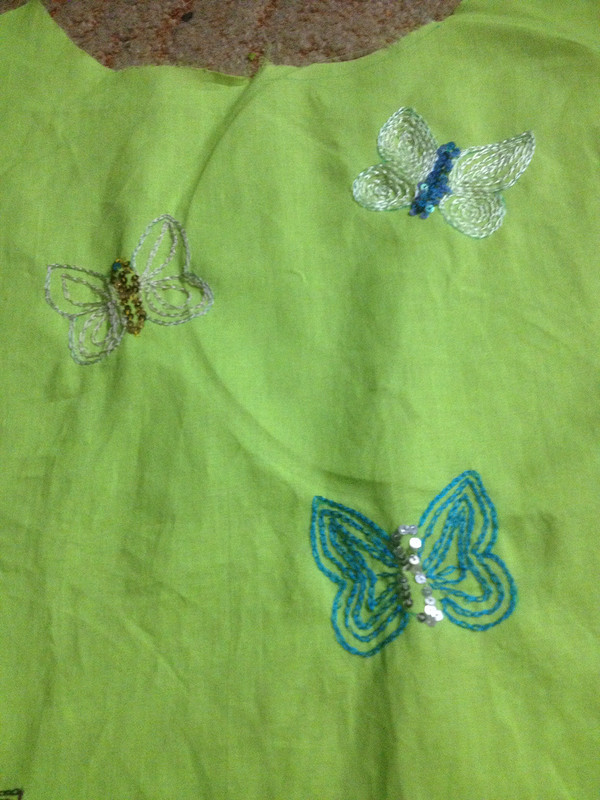 Платье с бабочками от Madelena