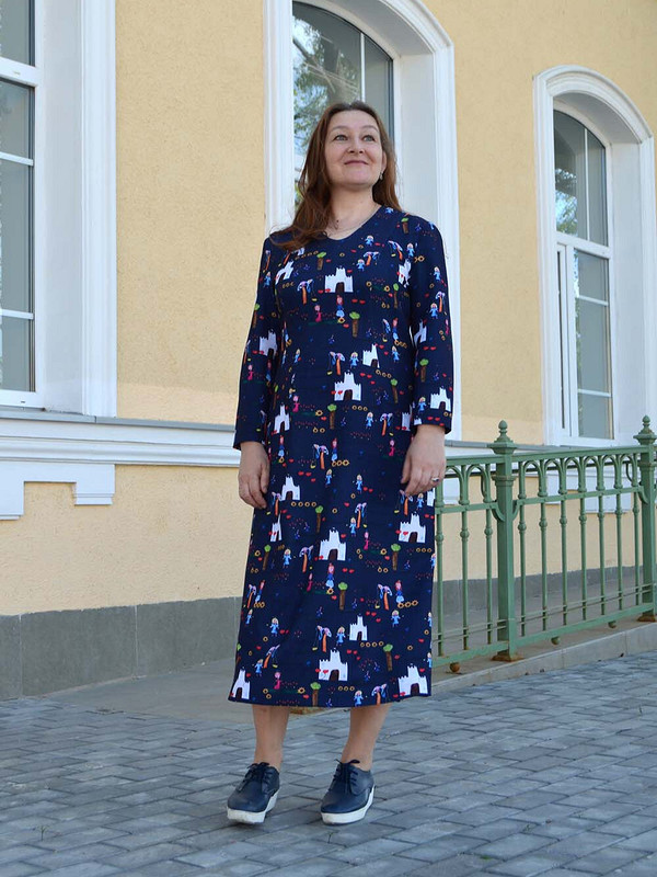 Платье с человечками от Татарская