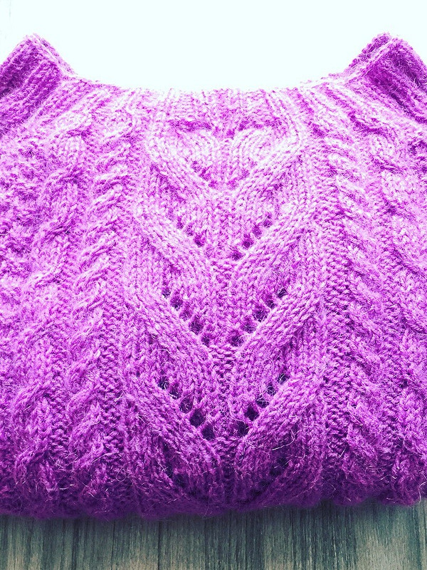 Пуловер цвета фуксии от kislyanskaya_olga