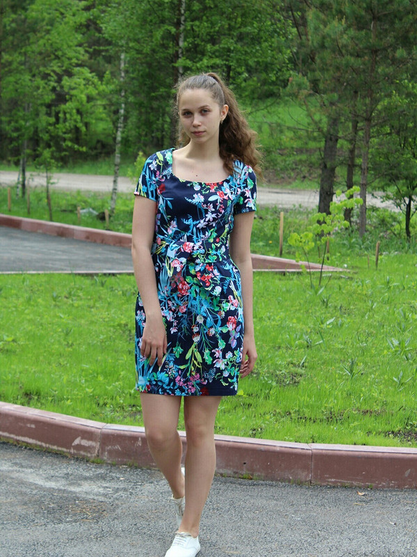 Платье с цветами от Boofle