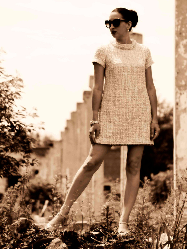 Платье А-силуэта «а-ля шанель» от Pichugka
