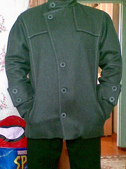 Работа с названием Куртка-пиджак для мужа