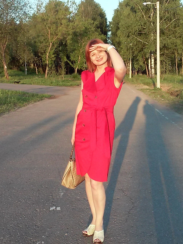 Платье в стиле тренча от Ольга Толстова
