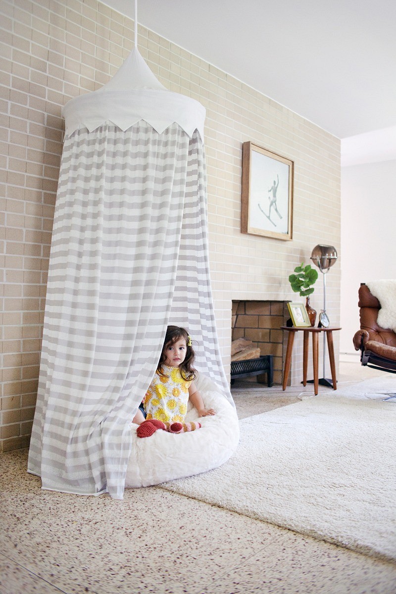 Балдахин на детскую кроватку своими руками: выкройка пошагово с фото