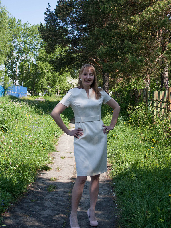 Белое платье от Galina78