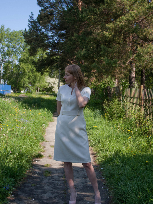 Белое платье от Galina78