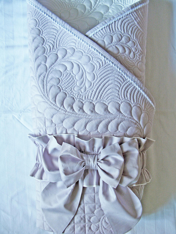 Одеяло с бантом для малыша от АнюткаФ