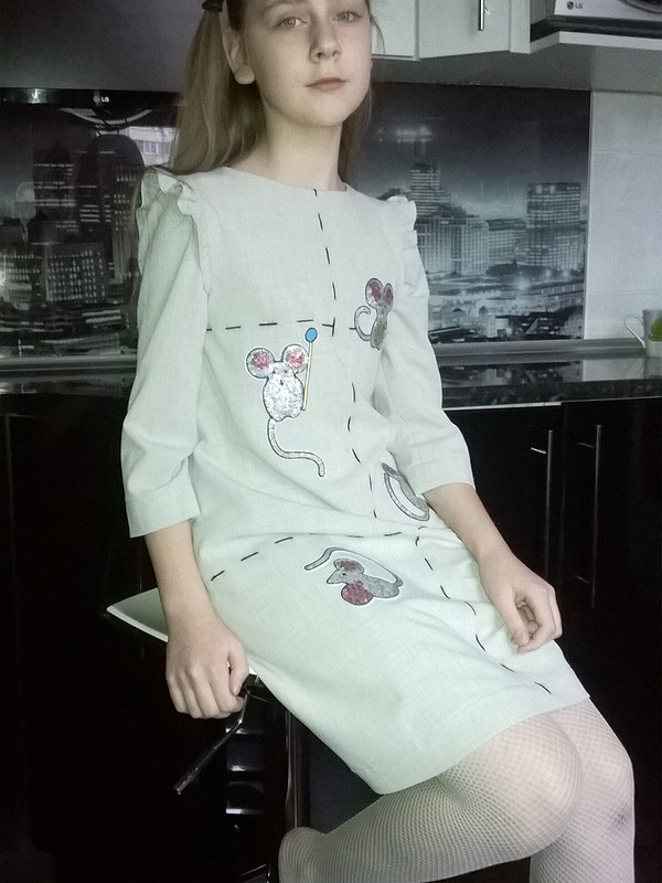 платье с мышками от Lyu-lu
