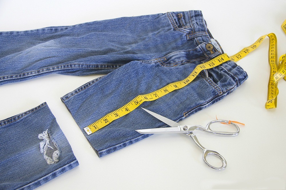 Переделка джинсов в юбку в стиле Бохо
