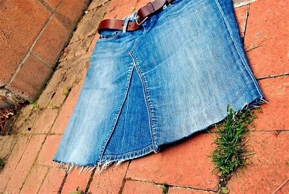 Как сшить юбку из джинсов: 5 мастер-классов разной сложности
