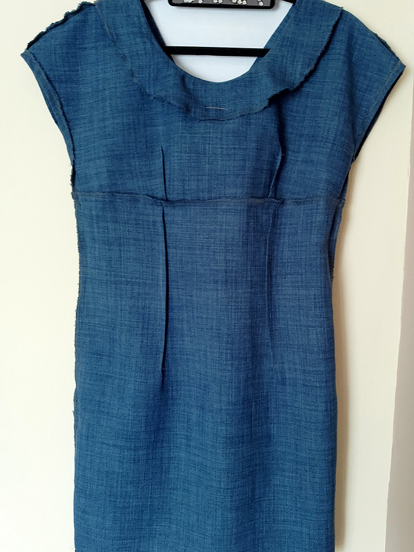 Синее платье футляр от Daria26