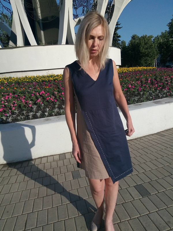 Двухцветное платье от IrinaVayts