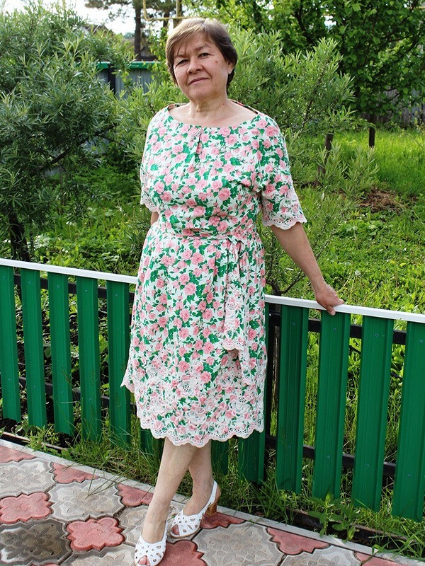 Летнее платье из хлопка от Sveta Sews