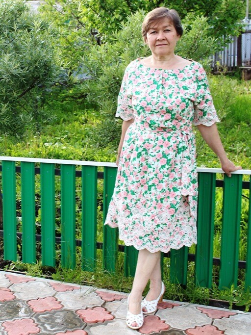 Летнее платье из хлопка от Sveta Sews