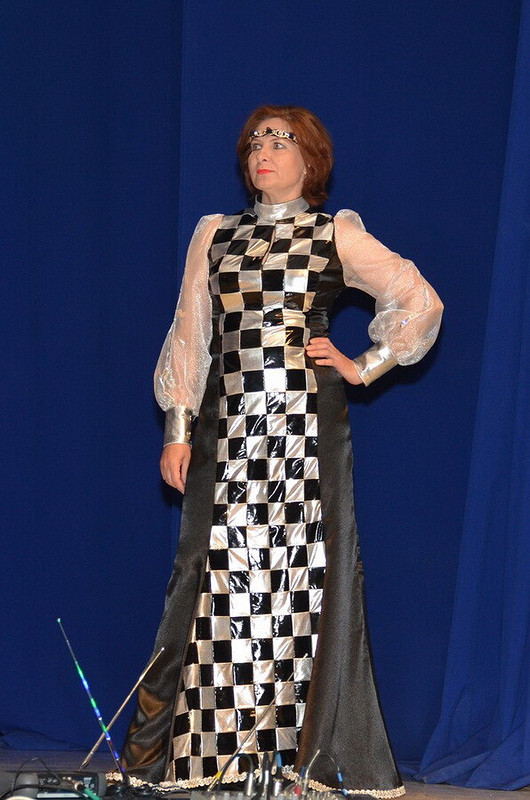 Платье а-ля «Шахматная королева» от ElenaK71