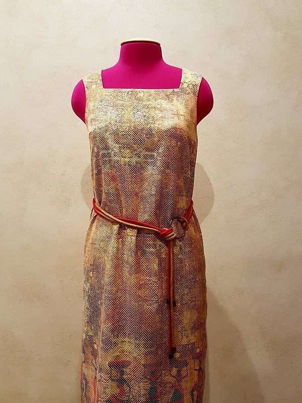 Платье из рогожки от Mari Sha