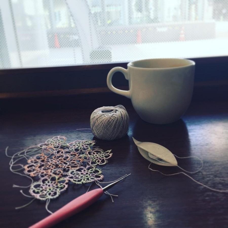 Фриволите: учимся азам и плетём чокер и браслет