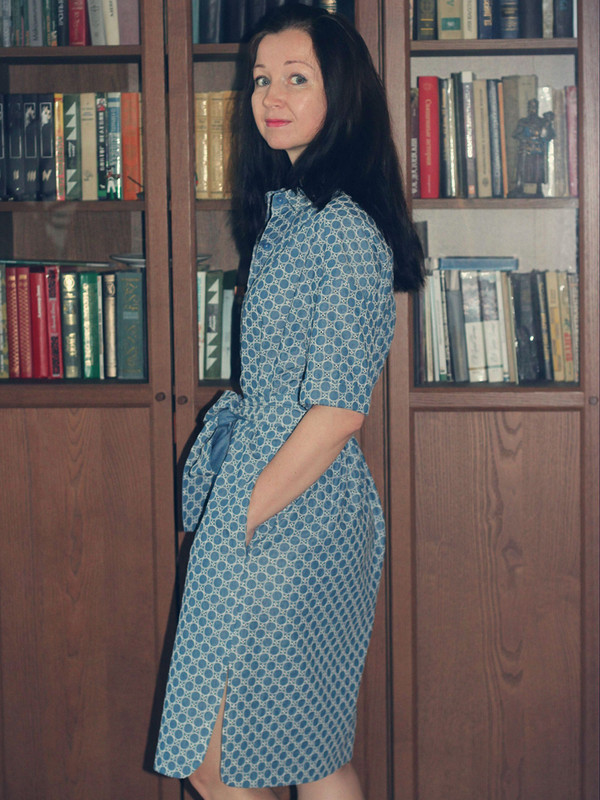 Шитье мое: платье-халатик и блузка) от danin