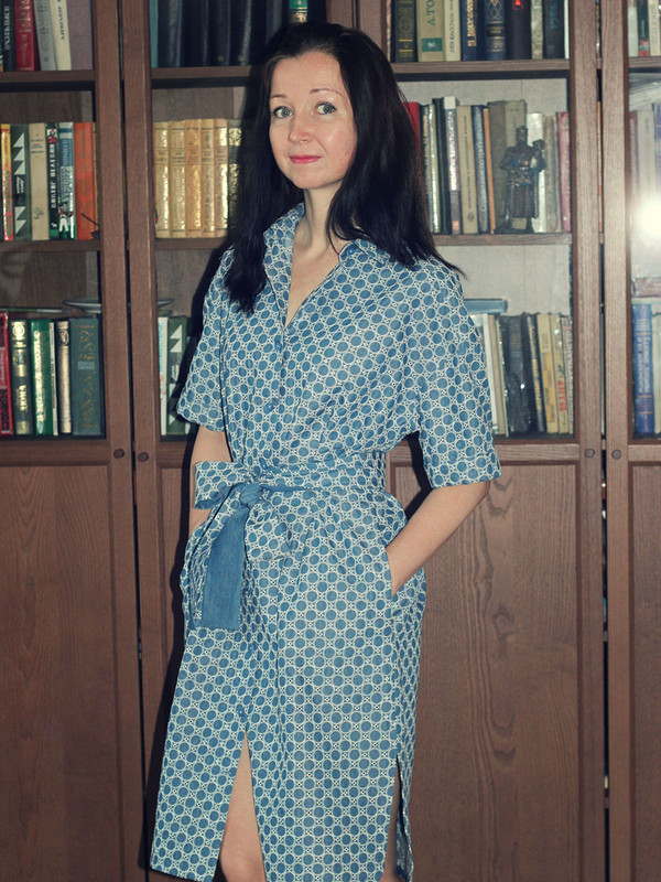 Шитье мое: платье-халатик и блузка) от danin