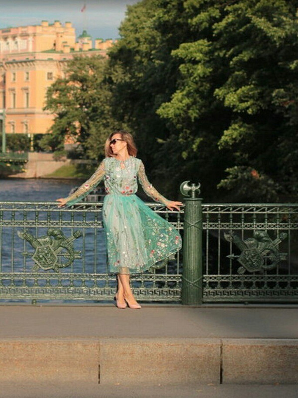Цветочное платье от NatalyaVasilenko