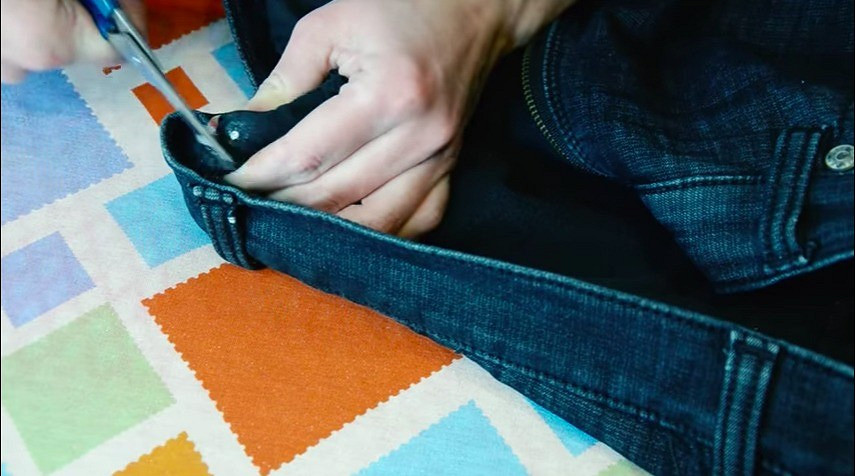Как расширить джинсы в талии: мастер-класс с видео