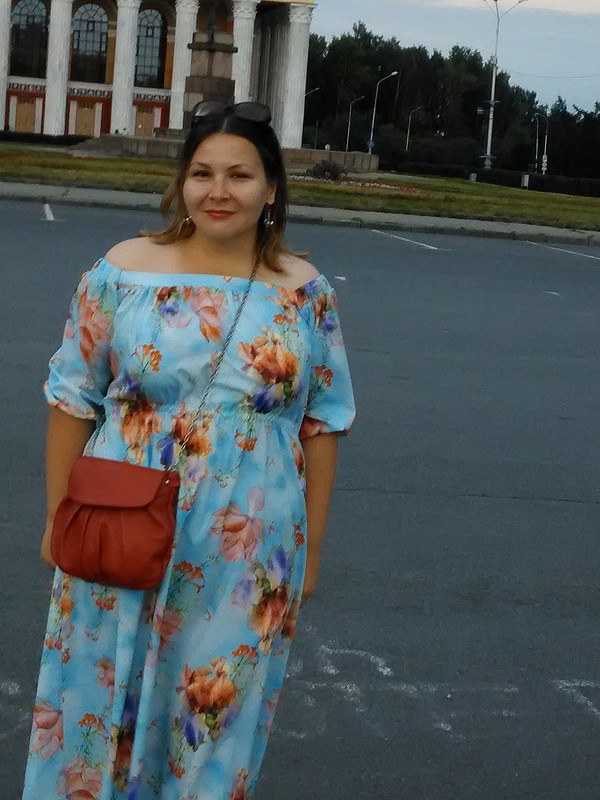 Платье с ирисами от Elenka_2107