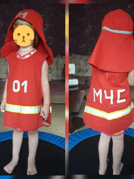 Пожарный. Уголок ряжения в детском саду. от aly_67