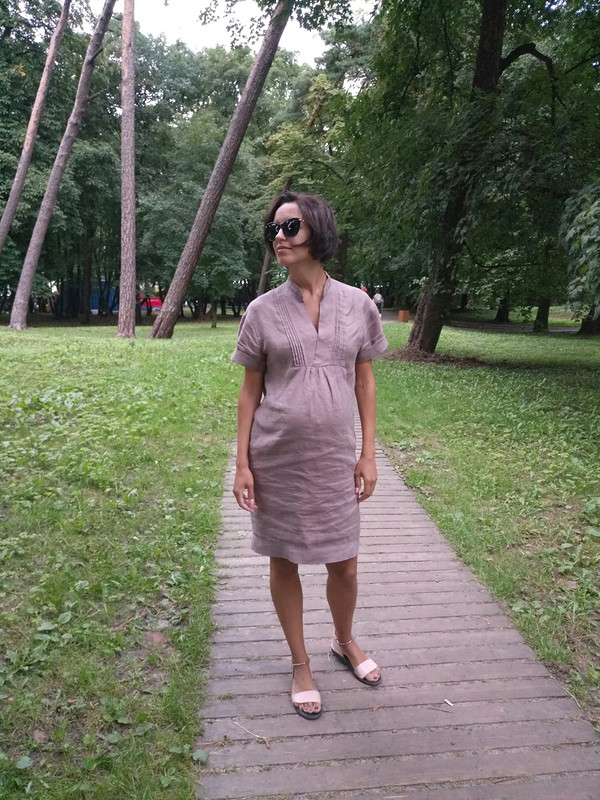 Льняное беременное платье от AnFlame