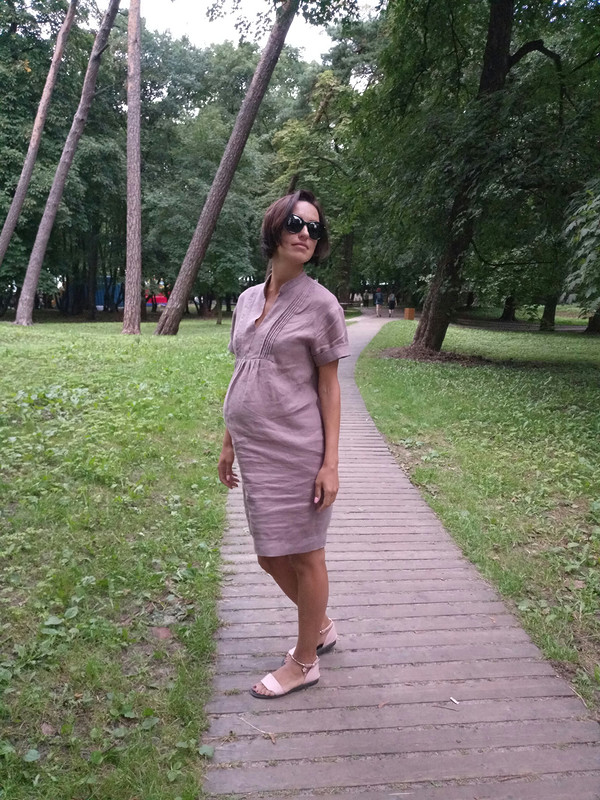 Льняное беременное платье от AnFlame