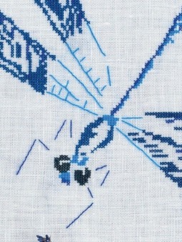  Схема вышивки «Попрыгунья-стрекоза»