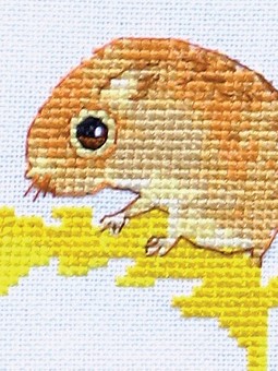  Схема вышивки «Храбрый мышонок»
