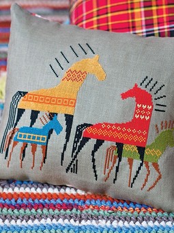  Схема вышивки «Кони, мои кони»