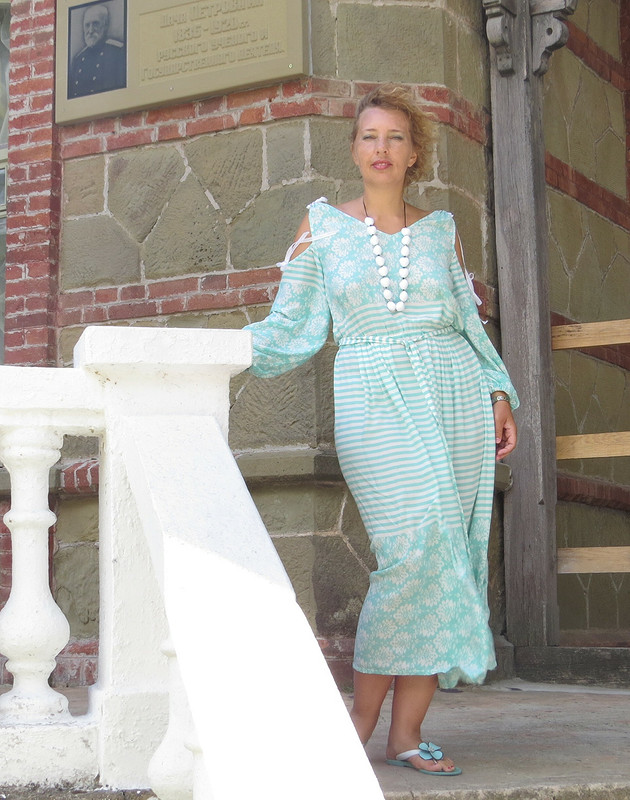 Модное полосатое платье от Jimolost