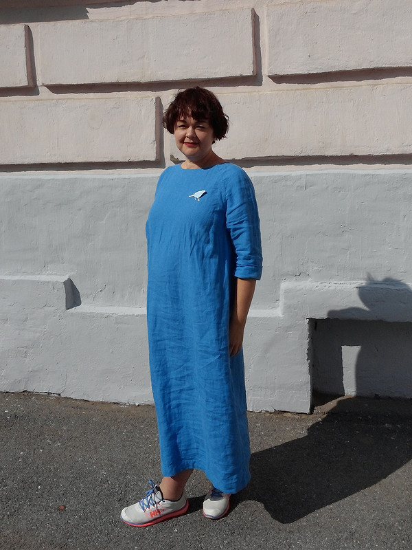 Синее платье от Zulfiya72