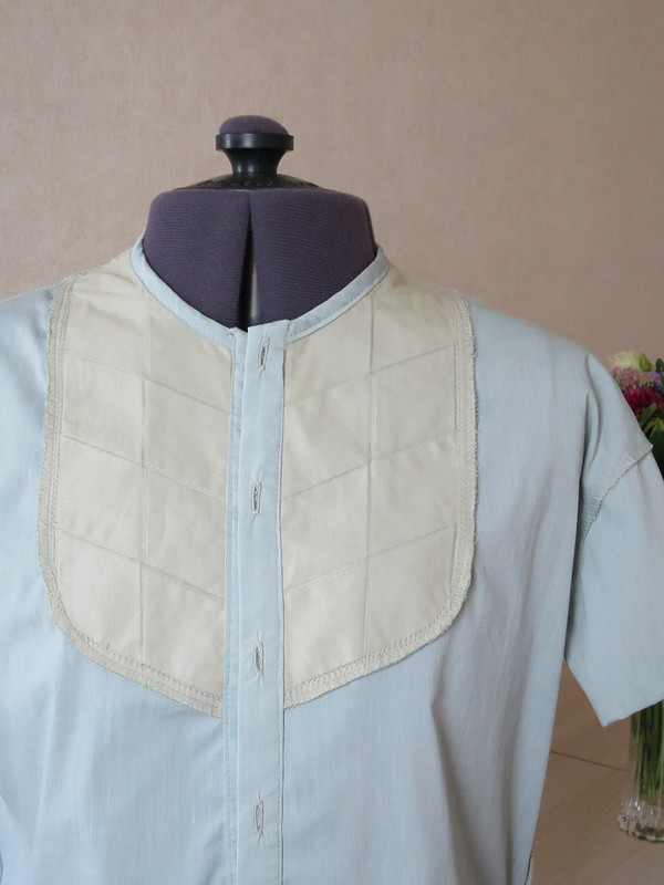 Блуза с плетеным пластроном от Татьяна Яковенко