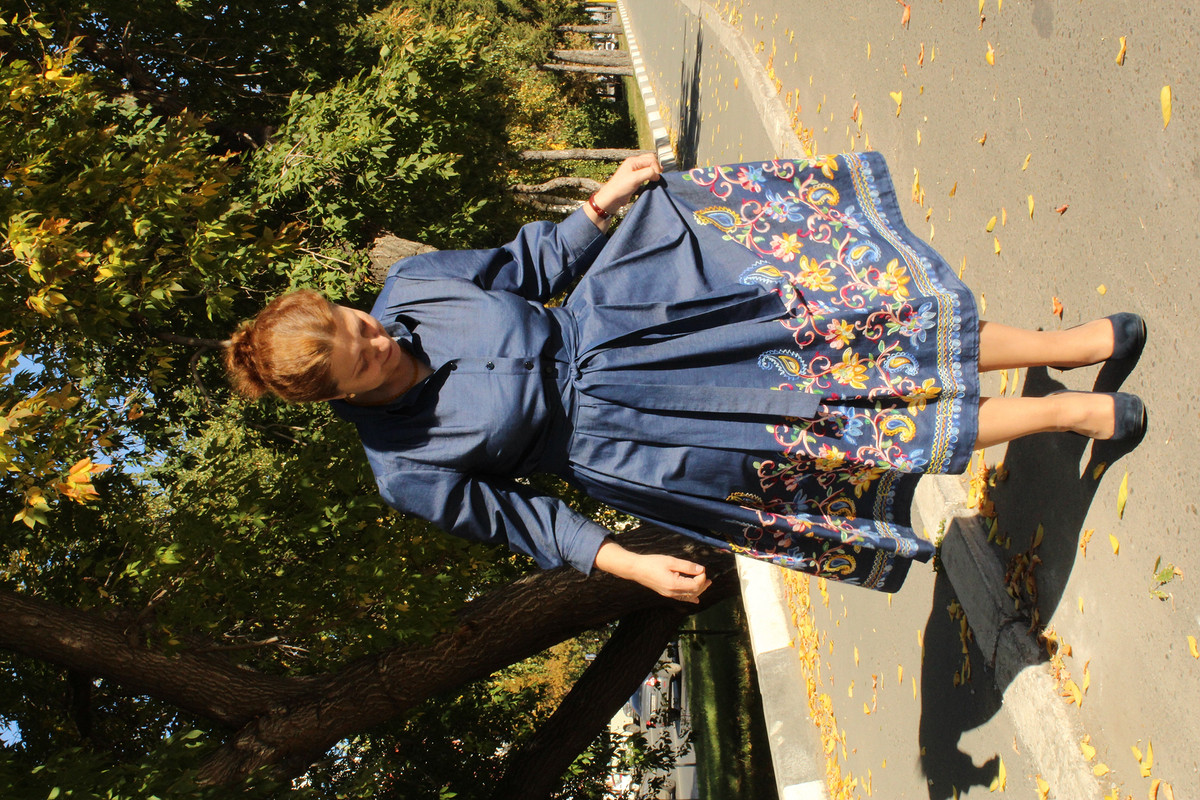 Джинсовое платье от Ангелина-Лина